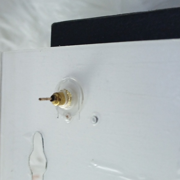 NWT Natasha Couture Gold/Brown White Beaded Fringe Boho Festival Earrings - Picture 8 of 13